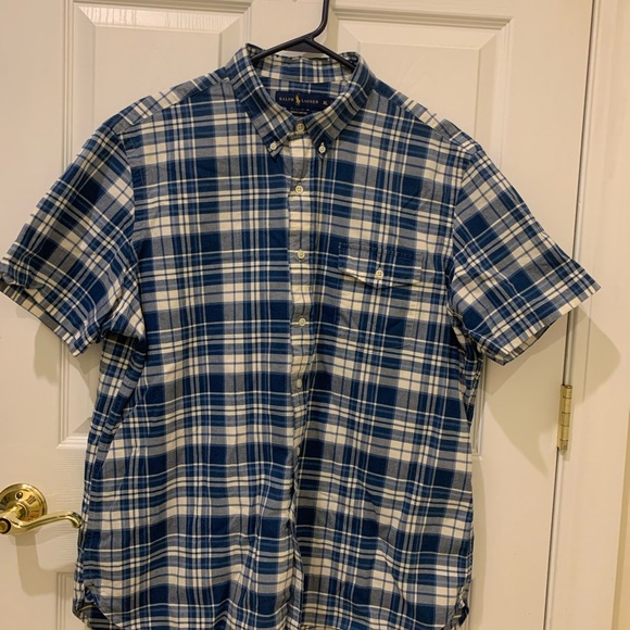 Ralph Lauren Other - Ralph Lauren Navy and White Plaid Shirt